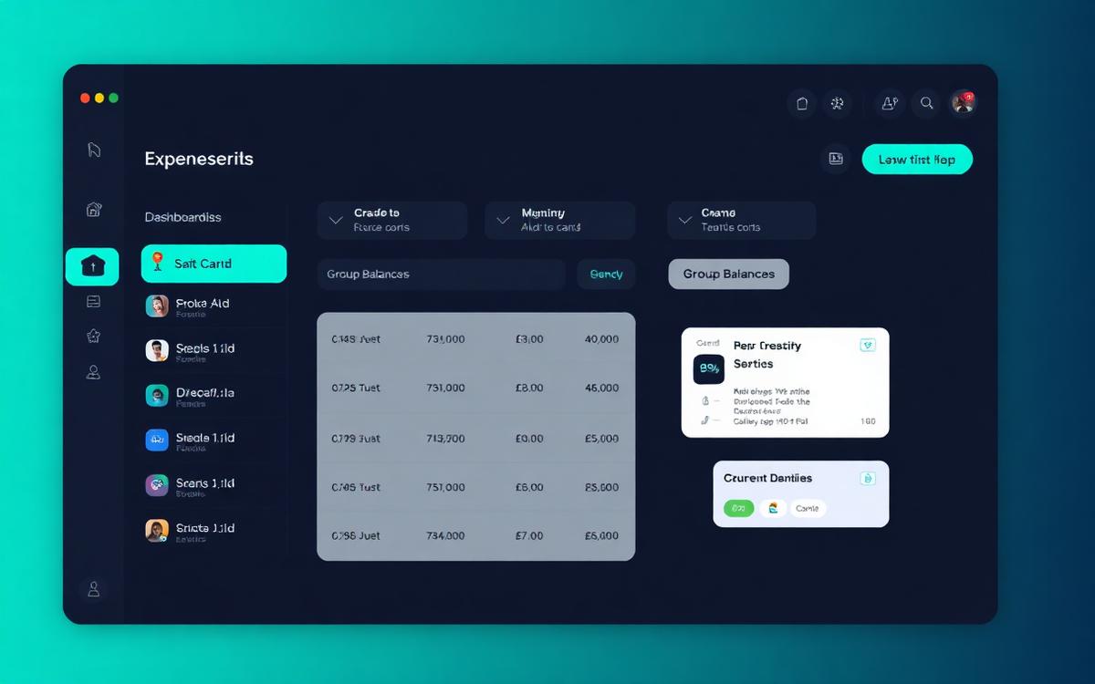 Smart Expense Splitter interface preview