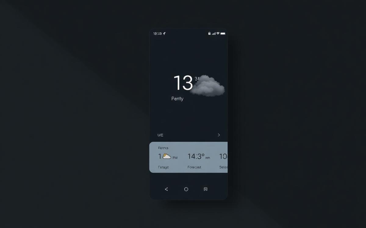 Weather Application interface preview